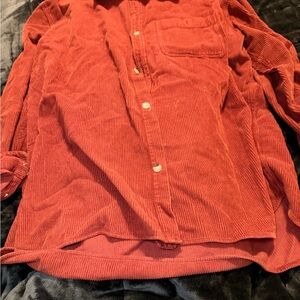 Urban Outfitters Rust Corduroy Shacket